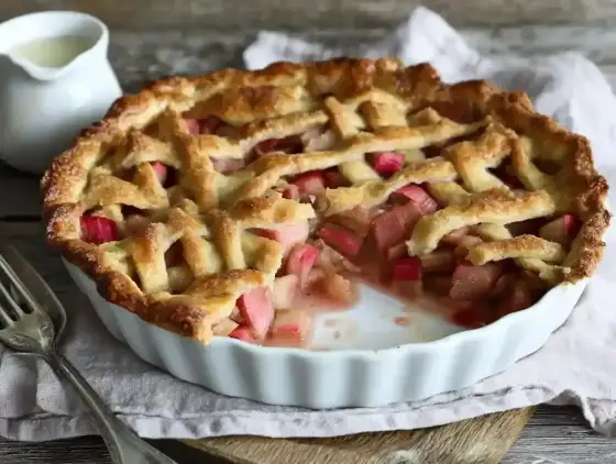 Rabarberrecept för paj, kaka, kompott och saft